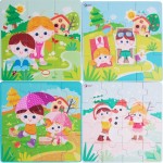 Medinė dėlionė vaikams | 43 detalės | 4 metų laikai | 4in1 Puzzle | Classic World CW54495